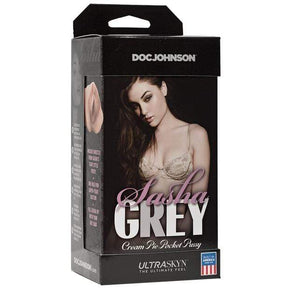 Doc Johnson - Sasha Grey Ultraskyn Cream Pie Pocket Pussy Masturbator (Beige) DJ1167 CherryAffairs