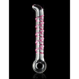 Pipedream - Icicles No. 4 Glass Vibrator 7" (Clear) - CherryAffairs.sg