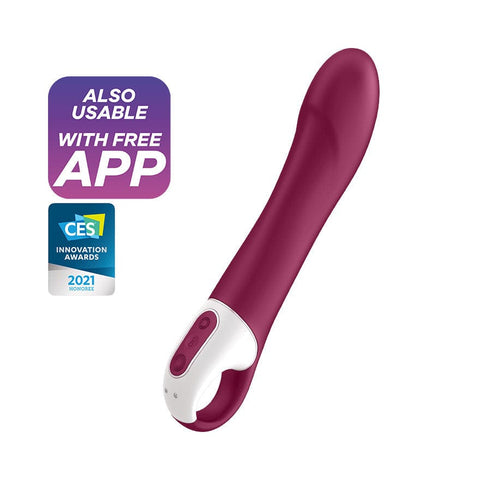 Satisfyer - Big Heat App-Controlled G Spot Vibrator (Pink)