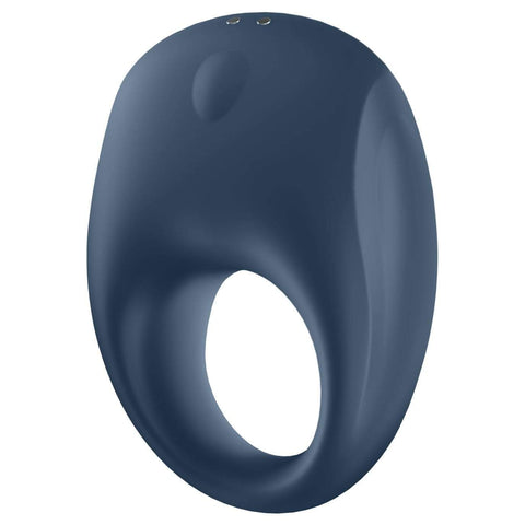 Satisfyer - Malakas na Silicone Cock Ring na Kinokontrol ng App (Asul)
