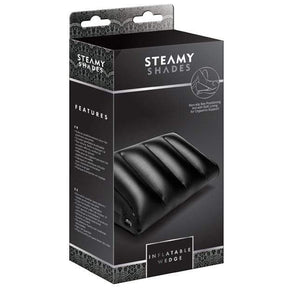 Steamy Shades - Inflatable Wedge Sex Furniture (Black) SMS1002 CherryAffairs